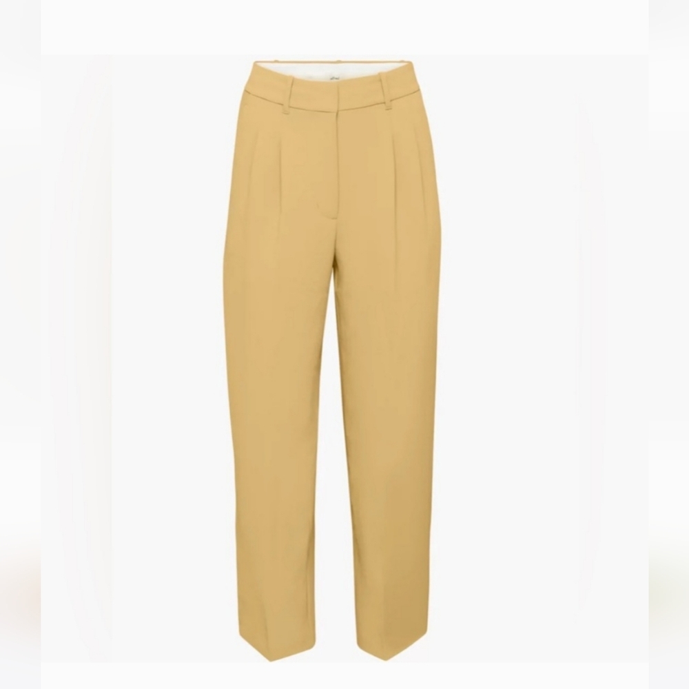 Aritzia linen carrot pants